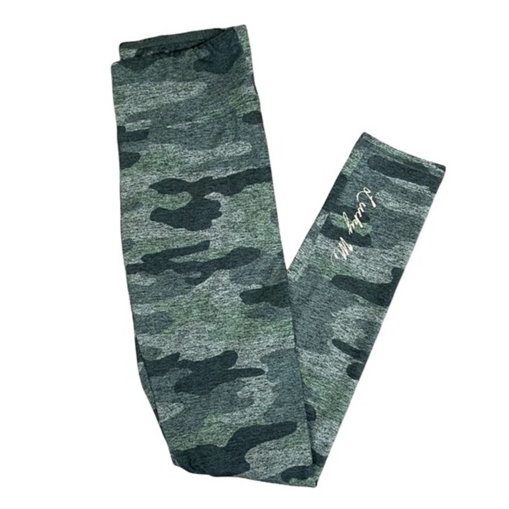 Lucky Brand Womens Lucky Print Camo Leggings size XS Olive Green Athleisure - Picture 5 of 10